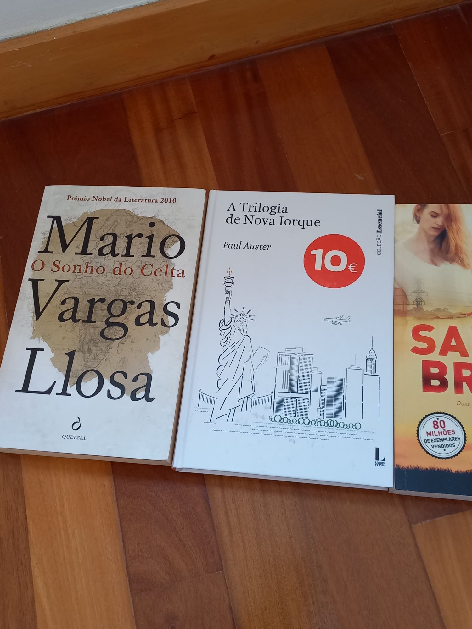 Livros autores nacionais  e literatura  internacional.