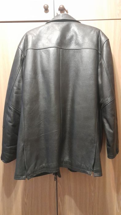 Куртка кожана зимова чоловіча