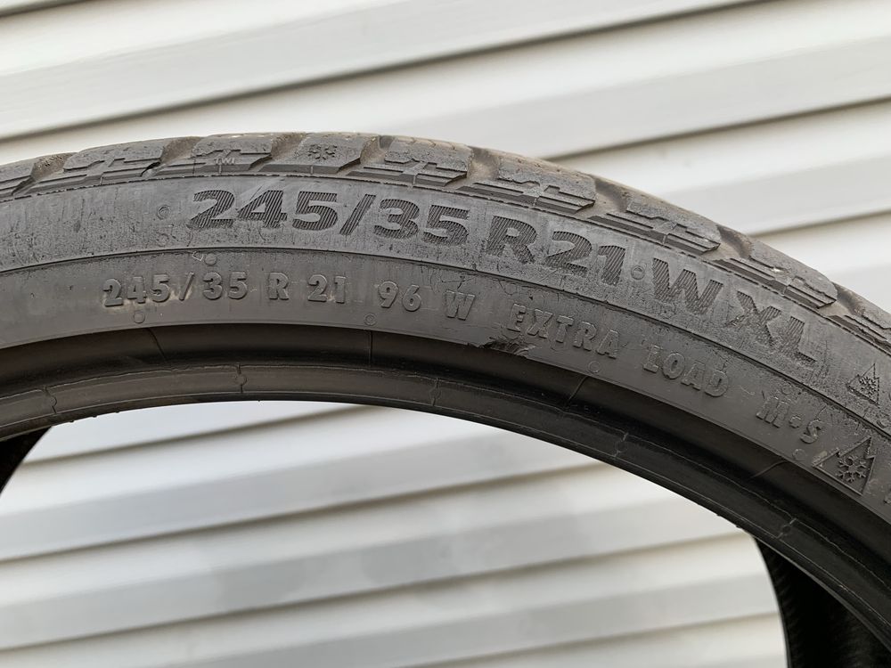 Пара зимових шин Continental 245/35 R21 WinterContact TS 860 S
