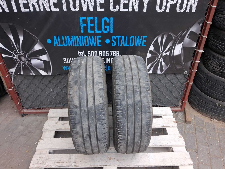 2x używane opony letnie 235/65 R16C Hankook 2024r Gwarancja Montaż