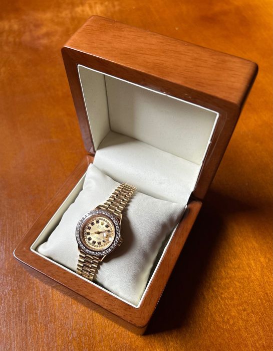 Zegarek Rolex Oyster Perpetual Datejust brylanty + szafiry