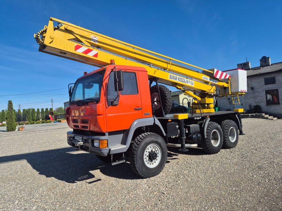 Star 266 M 6x6 MAN Podnośnik Koszowy Bumar P-184H Kosz Izolowany