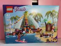 LEGO Friends 41700 Luksusowy kemping na plaży i  konkurs pieczenia bab