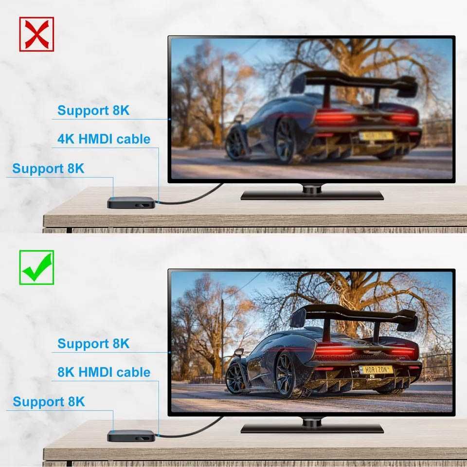 Оптический кабель HDMI 2.1 8k 60hz 4k 120hz 2k 144hz 240hz 10/15/20/30