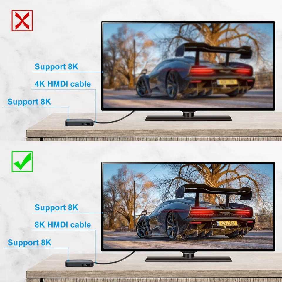 Оптический кабель HDMI 2.1 8k 60hz 4k 120hz 2k 144hz 240hz 10/15/20 м