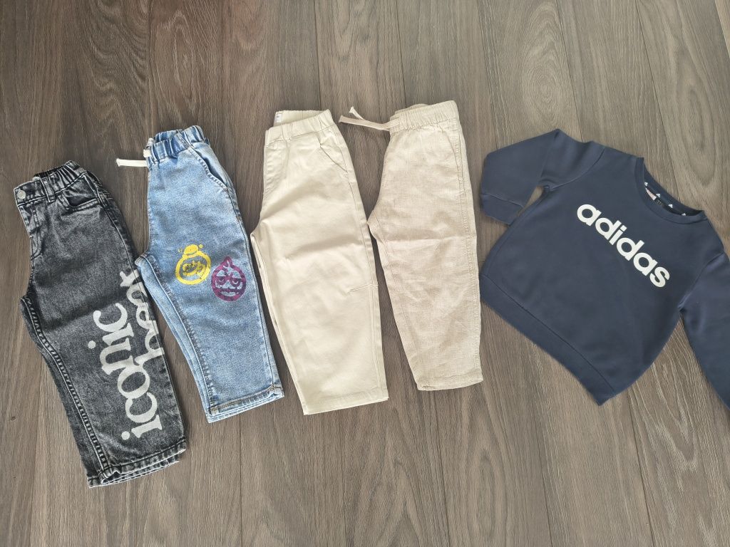 Spodnie Zara, bluza Adidas