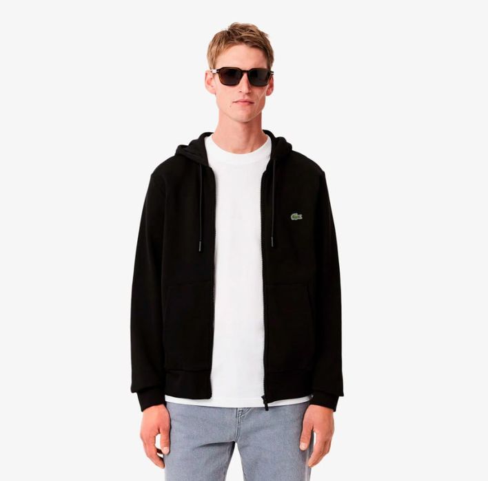 Зипка Lacoste мужская новая (S,M,L,XL,XXL) Кофта на замке лакоста