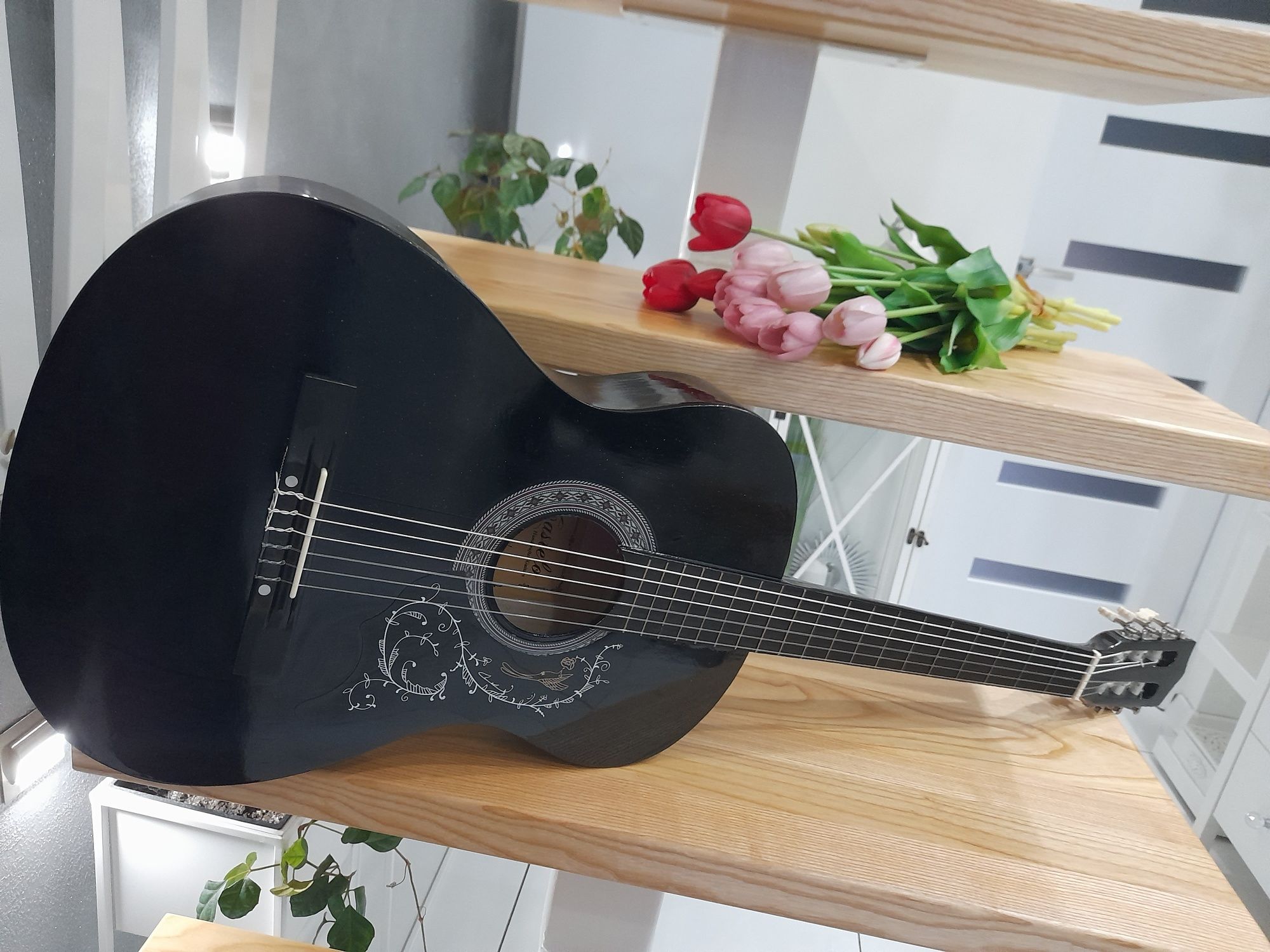 Gitara klasyczna castelo g1 rozmiar 3/4 czarny połysk