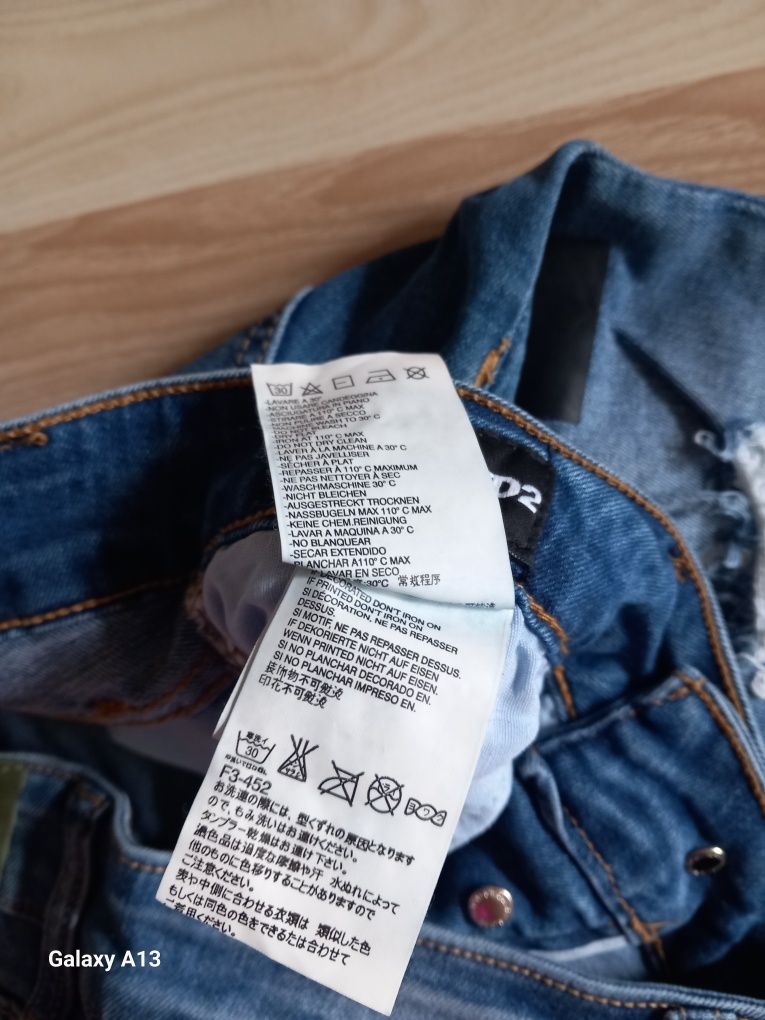 Dsquared2 oryginalne jeansy damskie xs