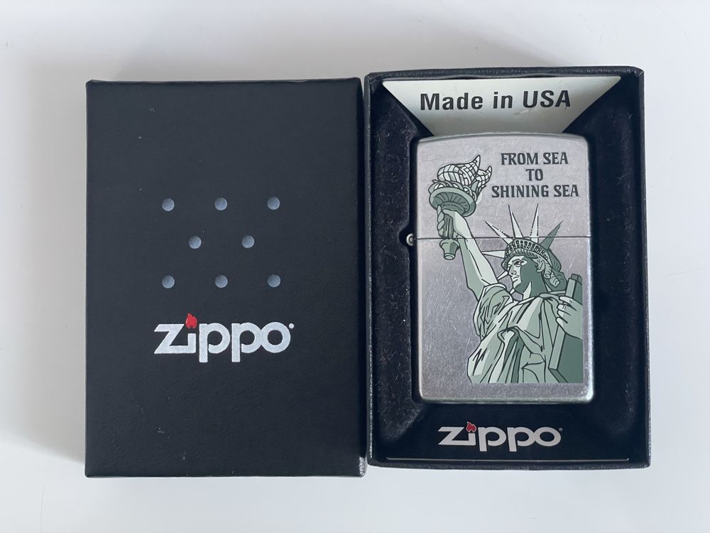 Zapalniczka Zippo Statue of Liberty, Statua Wolności, NOWA
