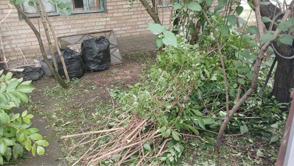 Вивіз побутового будівельного сміття гілок трави Вишеньки Осокорки