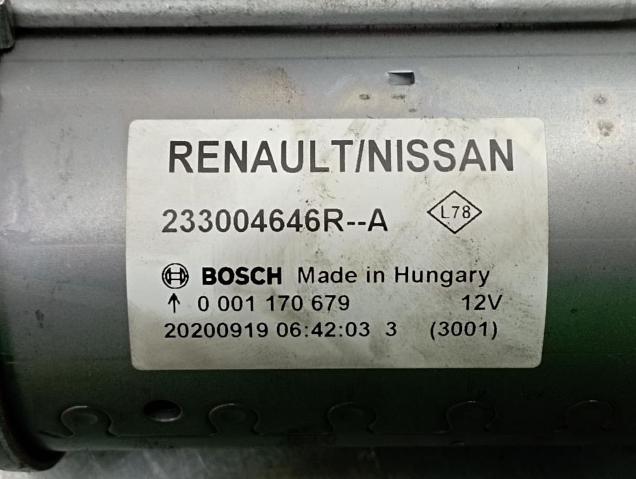 Motor de arranque RENAULT Captur II