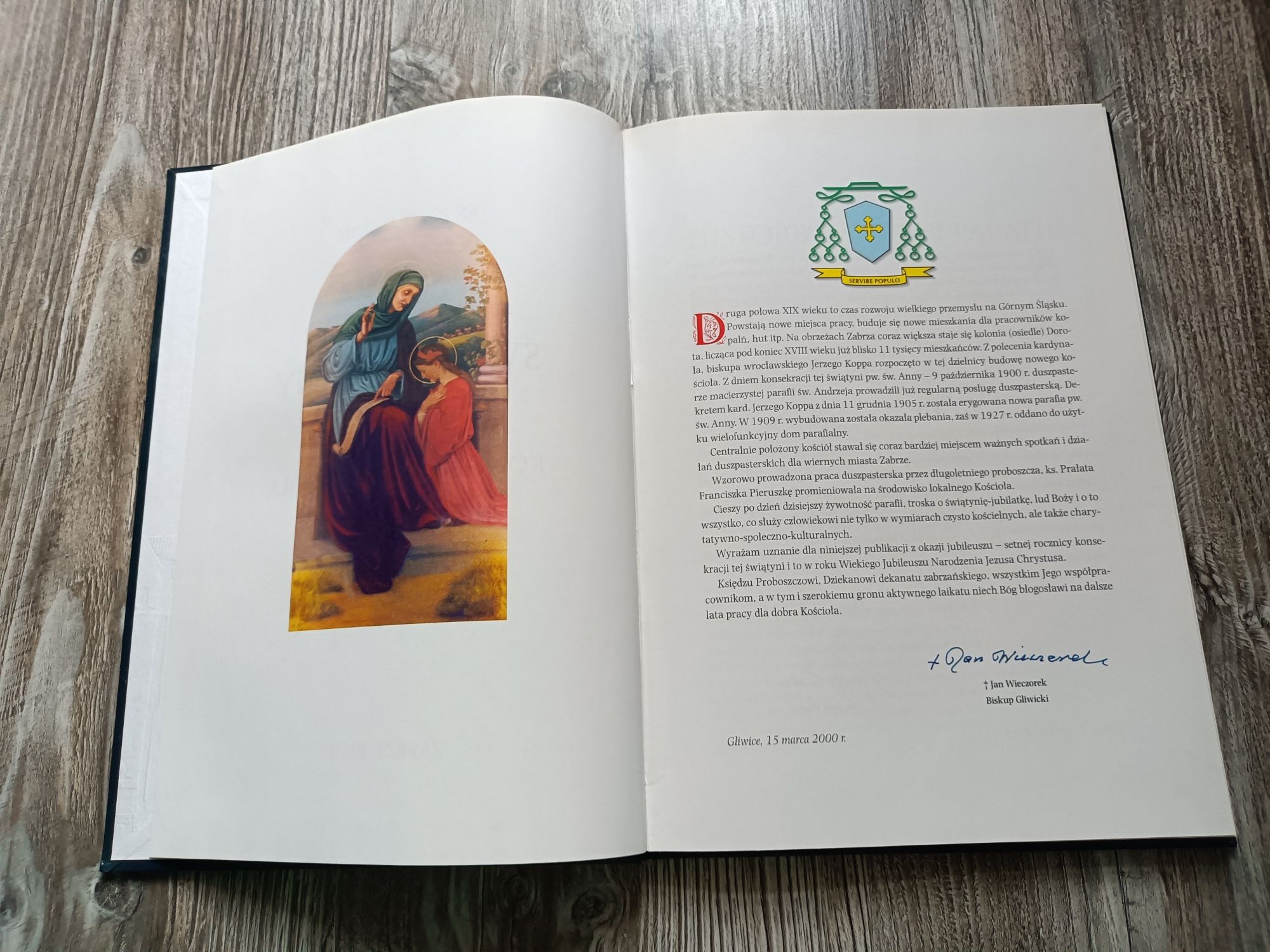 Książka Parafia św,Anny w Zabrzu 100 lecie konsekracji kościoła