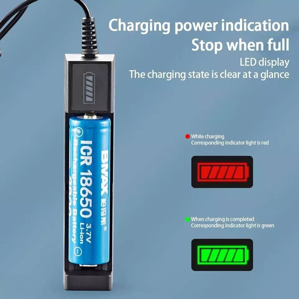 Зарядний пристрій з USB для 18650, 14500, 16340, та інших на 3,7-42в