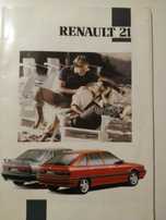 Prospekt samochodowy Renault 21