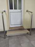 Corrimão de apoio para escadas de aço inox