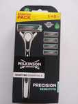 Wilkinson Quattro Essential 4 Precision Sensitive 5x Wkłady + Rączka