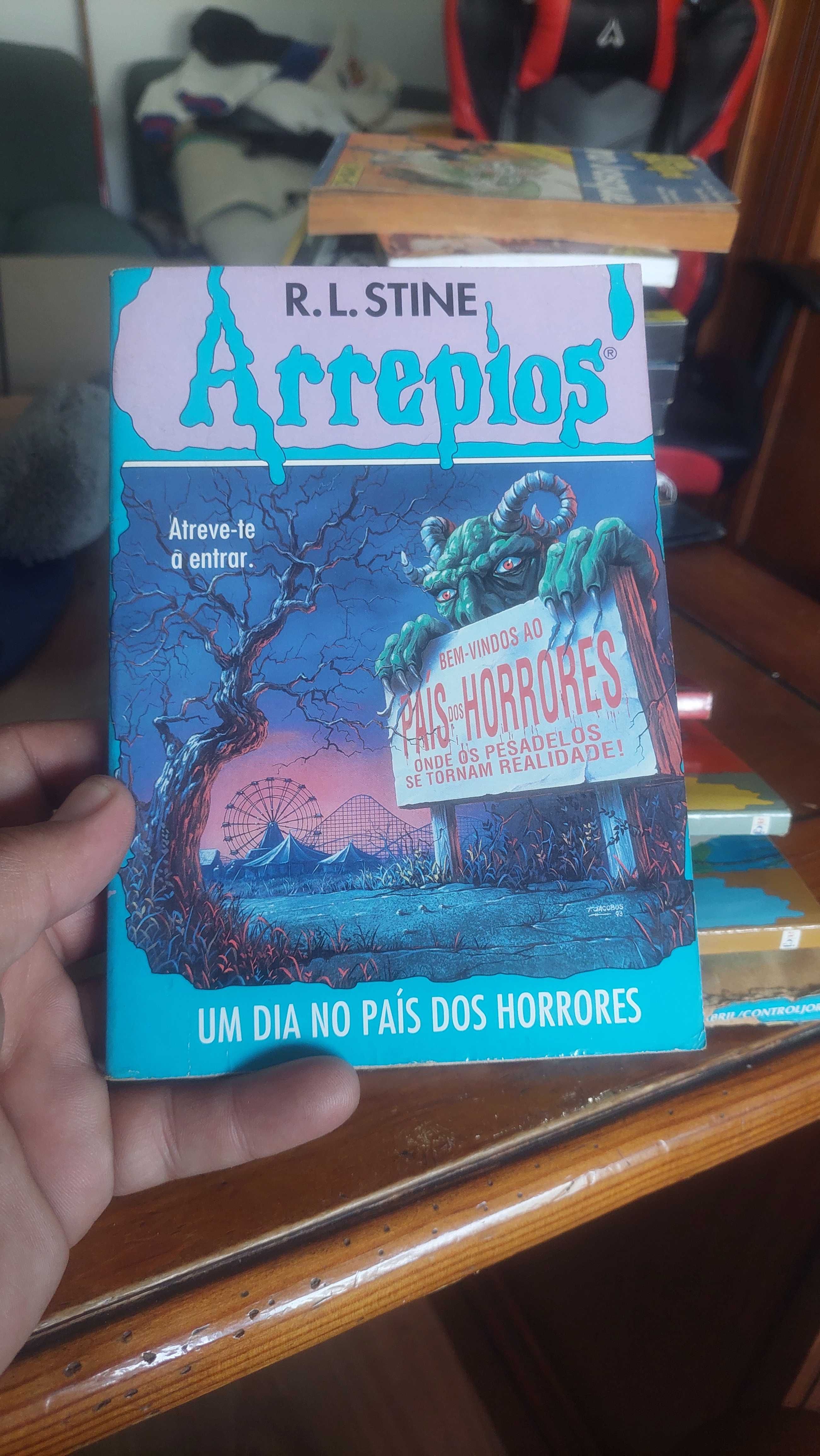 Coleção Rara – Livros Arrepios R.L. Stine – Vintage Anos 90