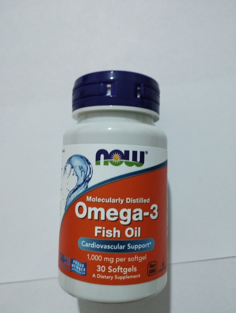 Риб'ячий жир в капсулах  Omega-3 Fish Oil, 1000 мг 30 +30 капсул iherb