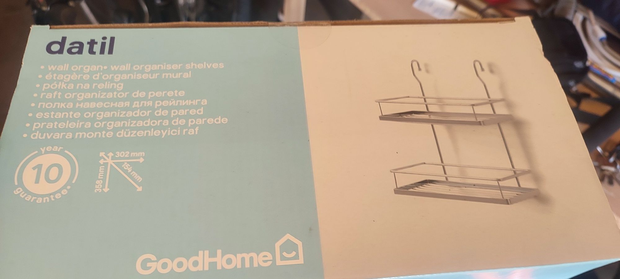 Nowa półka na reling Good Home wymiary na fotkach