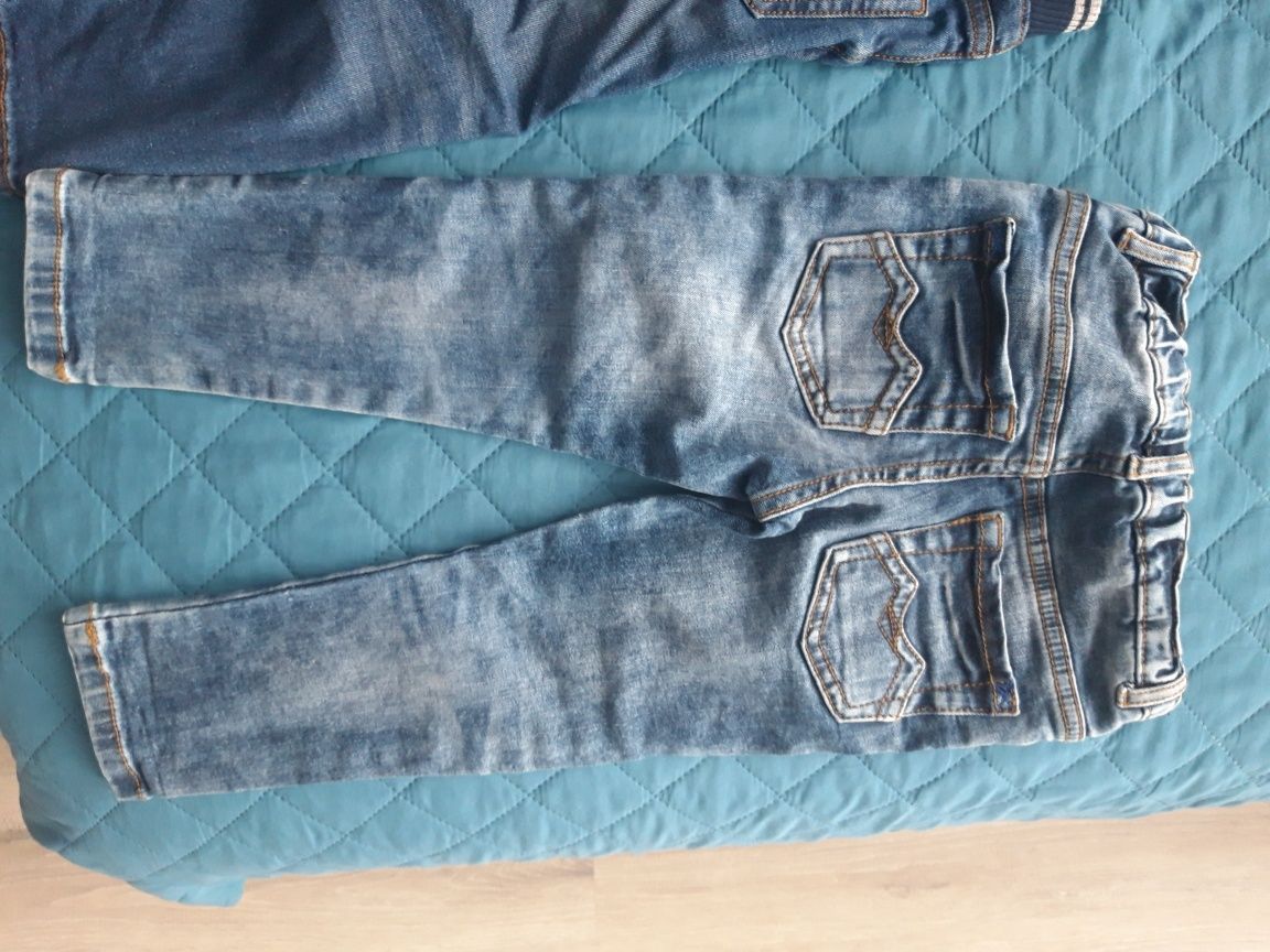 Spodnie jeansy 86/92