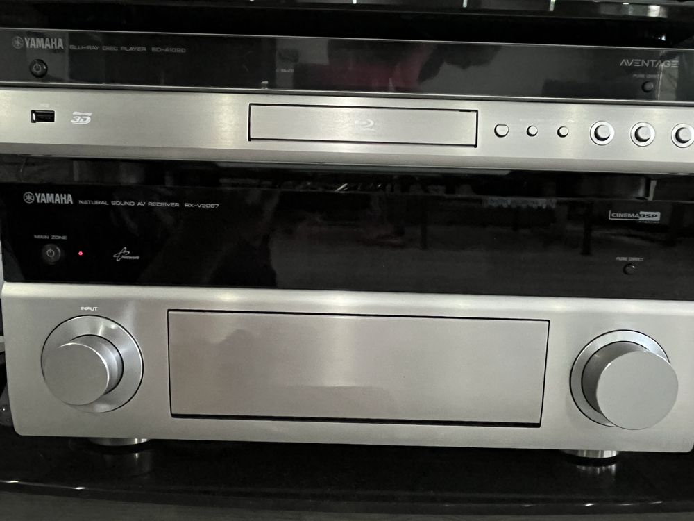Zestaw amplituner Yamaha RX-V2067 i BD-A1020