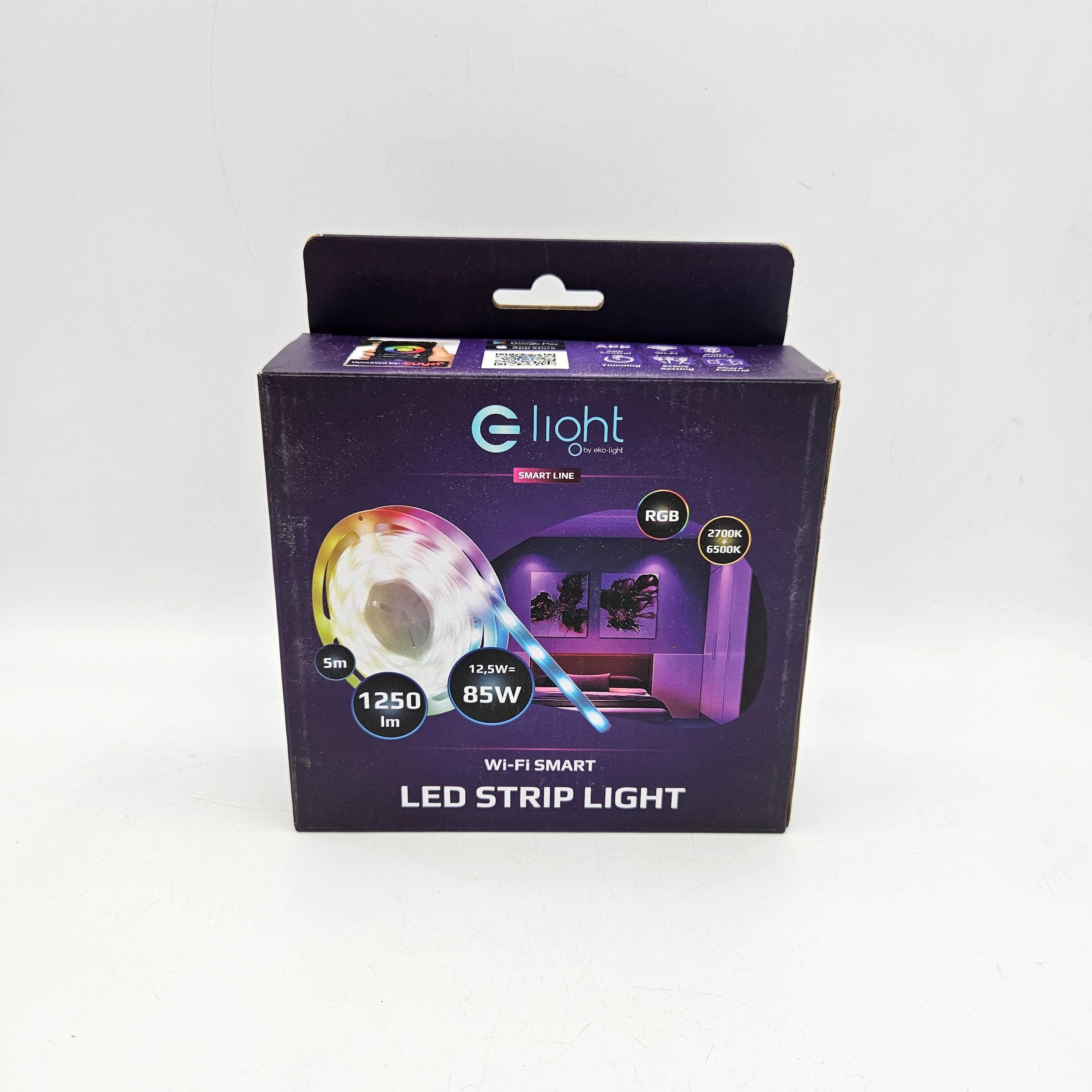 Inteligentna Taśma LED RGB WiFi Eko-light 5m NOWA Okazja!