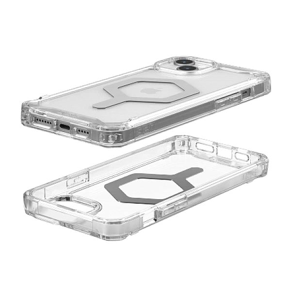 Etui UAG Plyo MagSafe do iPhone 15 Plus - przezroczysto-srebrne