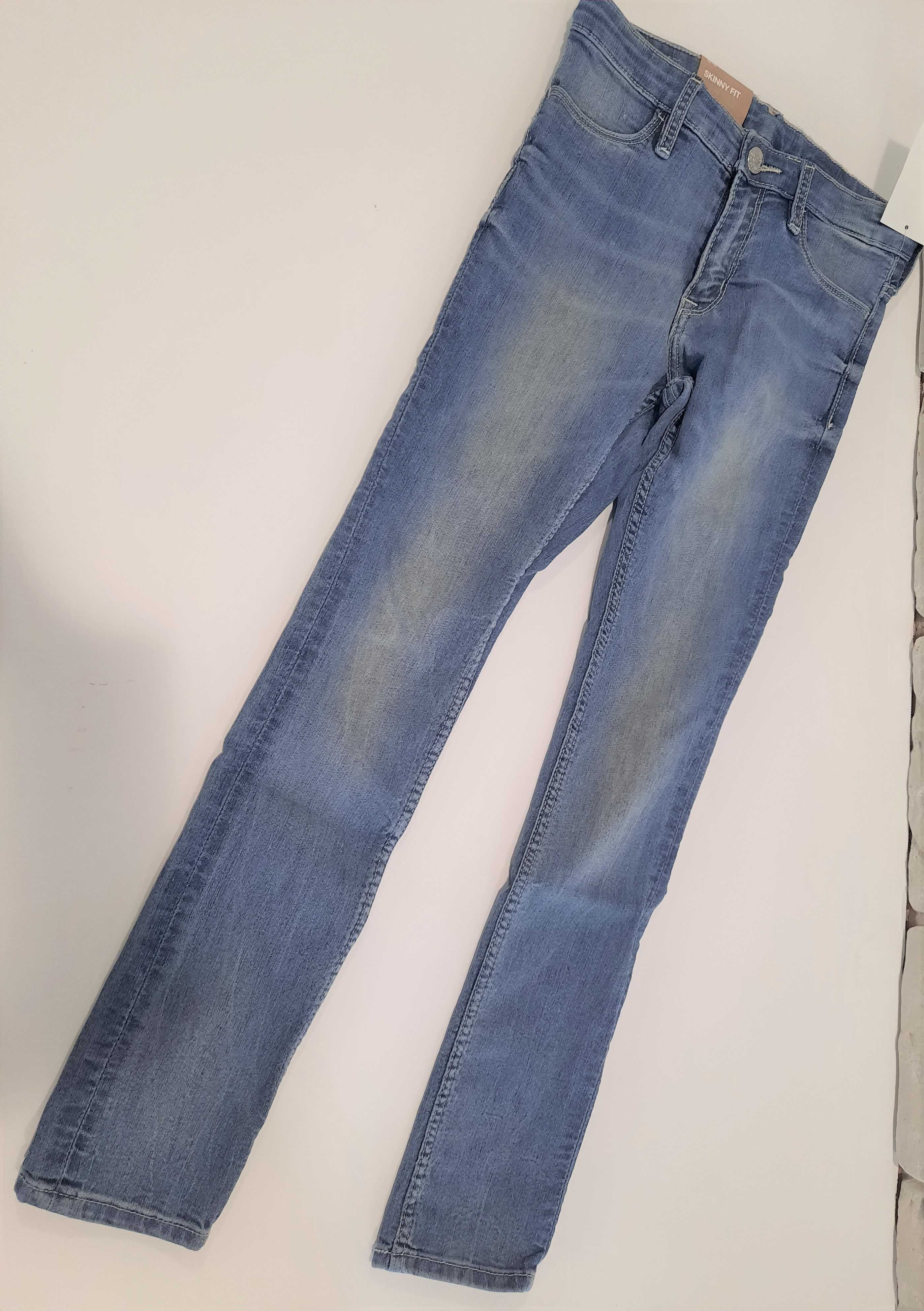 Dżinsy Skinny Fit roz 128 H&M jeansy spodnie dżinsowe jeansowe rurki