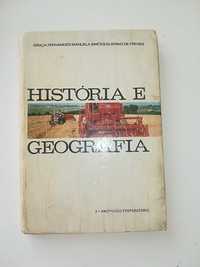 História e Geografia LIVRO ANTIGO