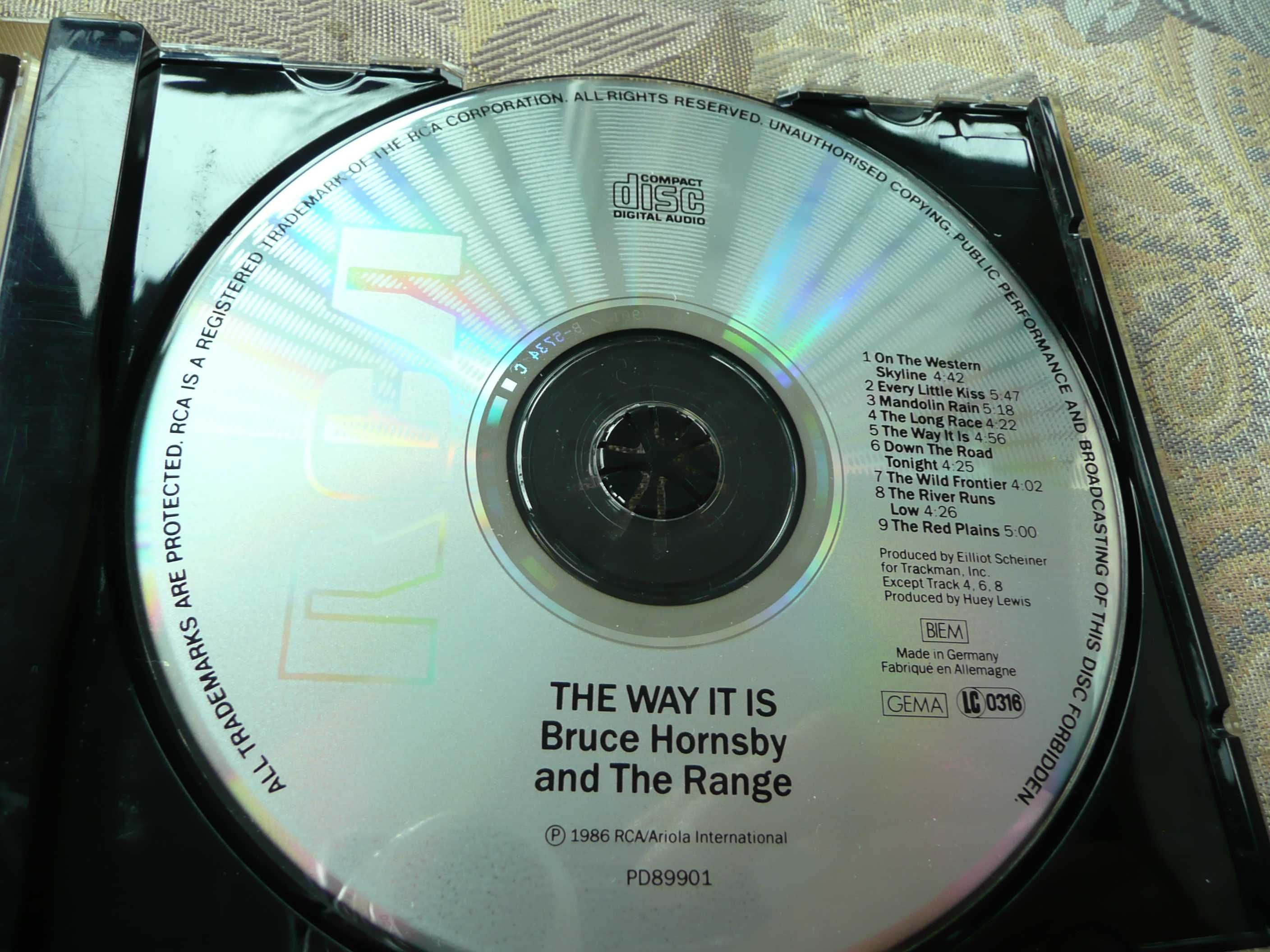 BRUCE HORNSBY the way it is płyta kompaktowa cd