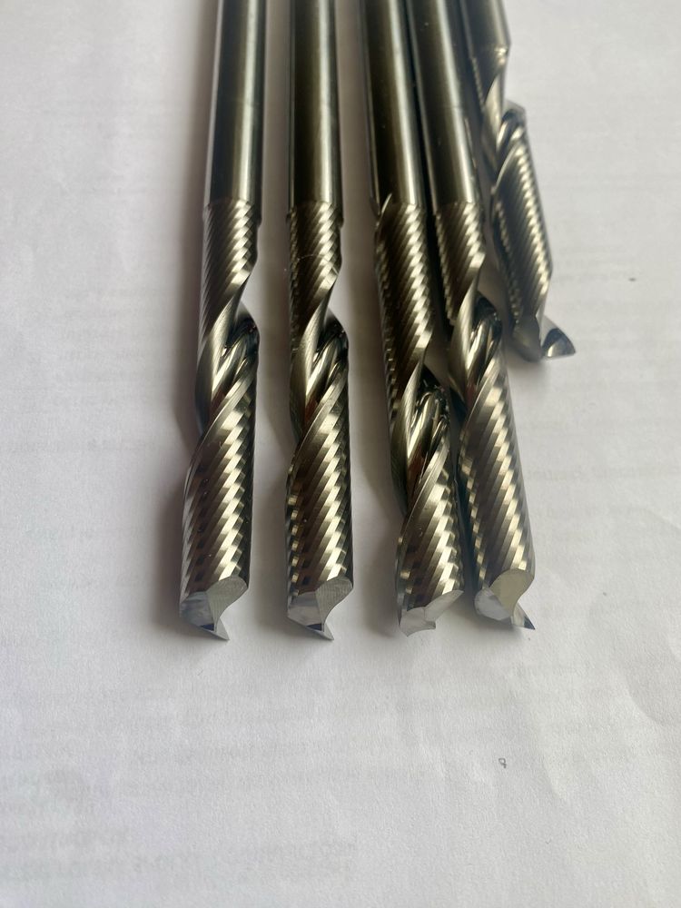 Frezy CNC spiralne 12.0 mm. VHM - Plex, HPL, PLAST, Corian