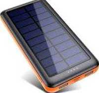 Powerbank solarny + latarka