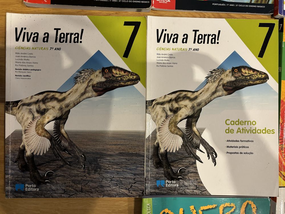 Manuais escolares, livros do 7 ano
