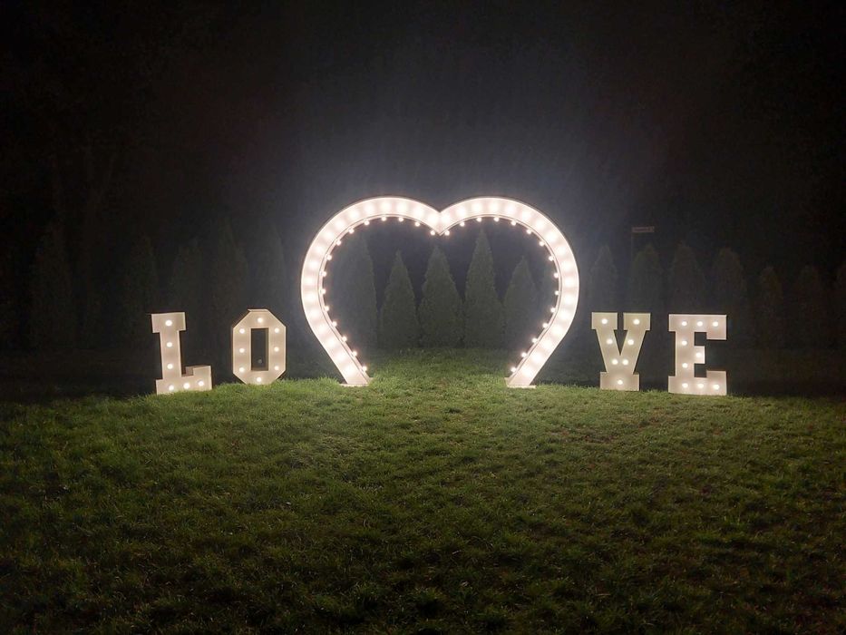 Barman na wesele - Mobilny drink bar - Taniech w chmurach - Napis LOVE