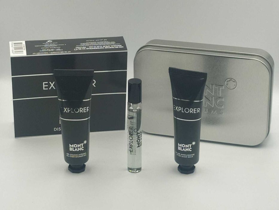 Набор Mont Blanc Explorer  (edp 7.5 ml + 30 ml as/b+ 30 ml s/g)