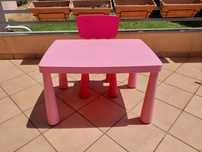 Mesa e cadeira menina MAMMUT Ikea cri