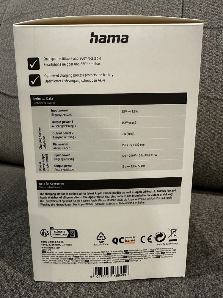 Ładowarka 3w1 do Apple magsafe