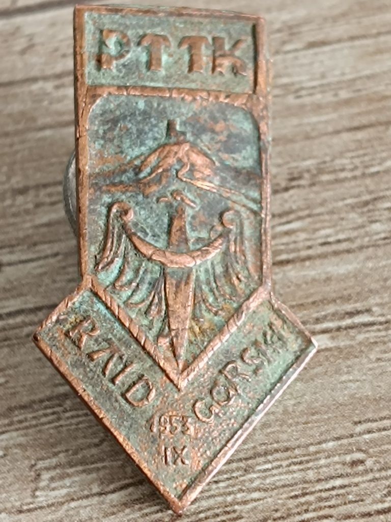 Odznaka PTTK Rajd Górski IX 1955 - rzadkość
