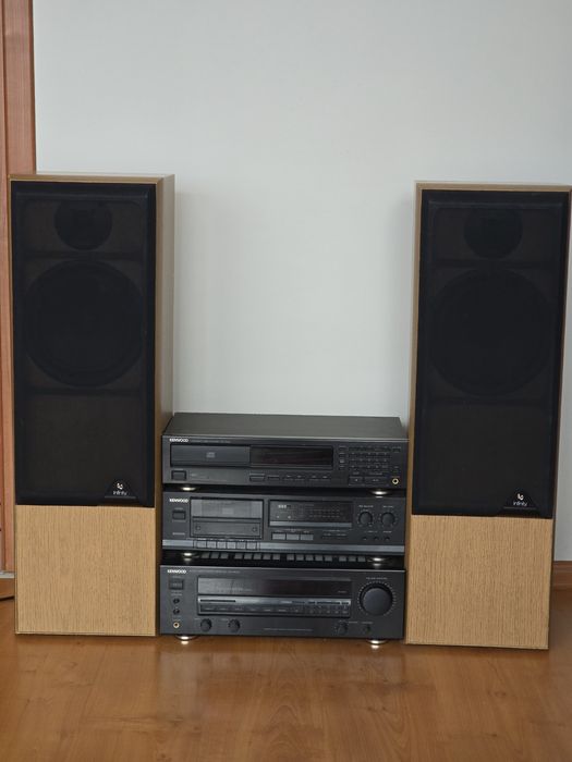 Kenwood stereo + kolumny Infinity - kompletny zestaw