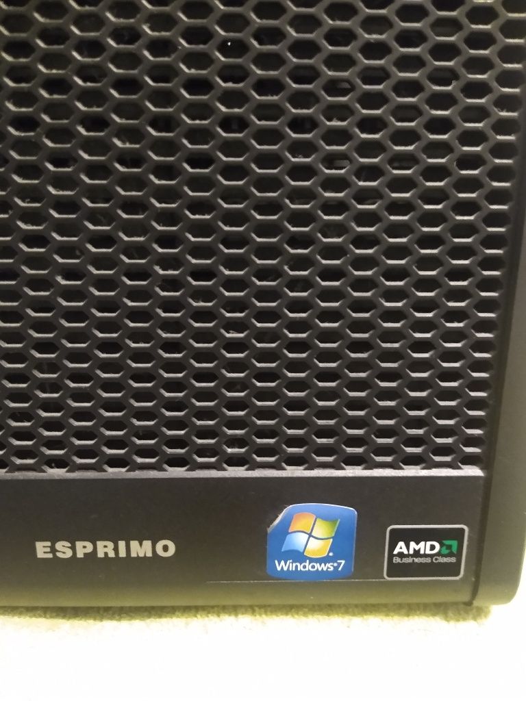 komp biuro amd x3 fujitsu esprimo pc