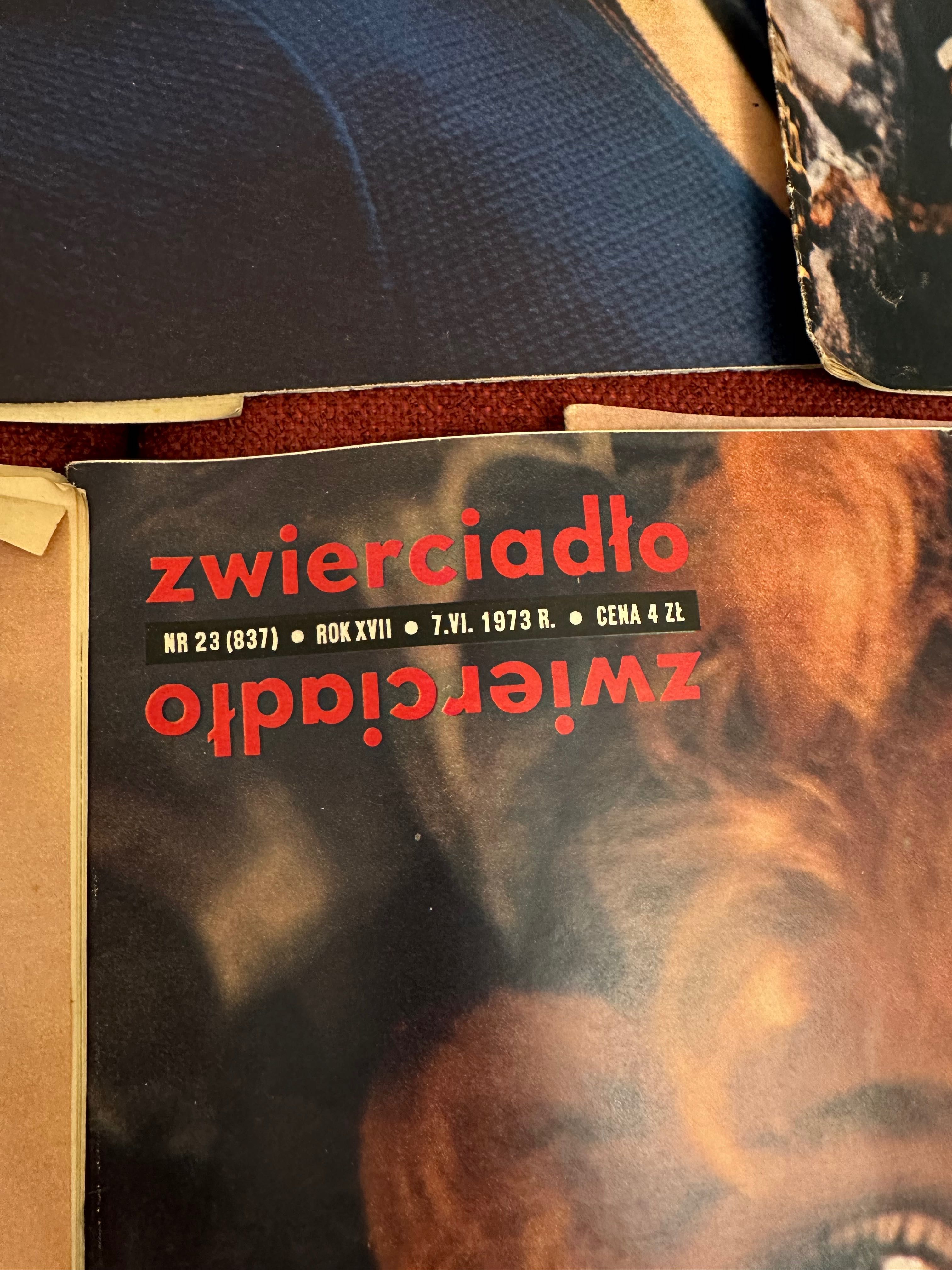 Stare czasopisma z lat 1971 - 1975 roku!! Oryginał!! ZWIERCIADŁO