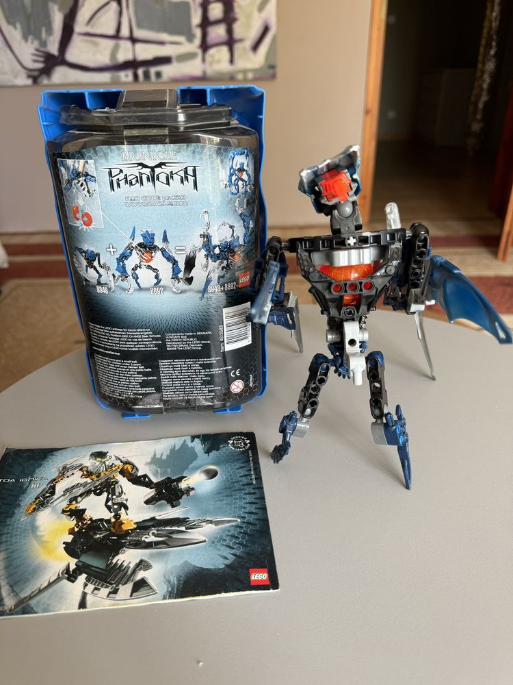 Lego Bionicle Phantoka Vamprah 8692 - pudełko, instrukcja i figurka