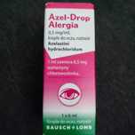 Azel-Drop Alergia krople 03.2025 nowe opakowanie