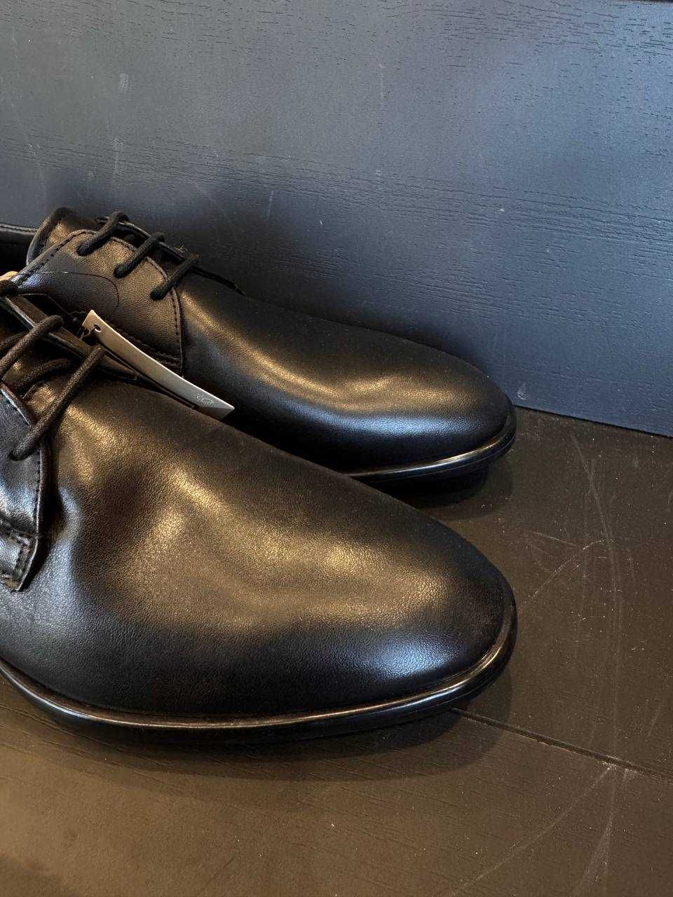 Шкіряні туфлі ECCO Gore-Tex оригінал (41, 48)