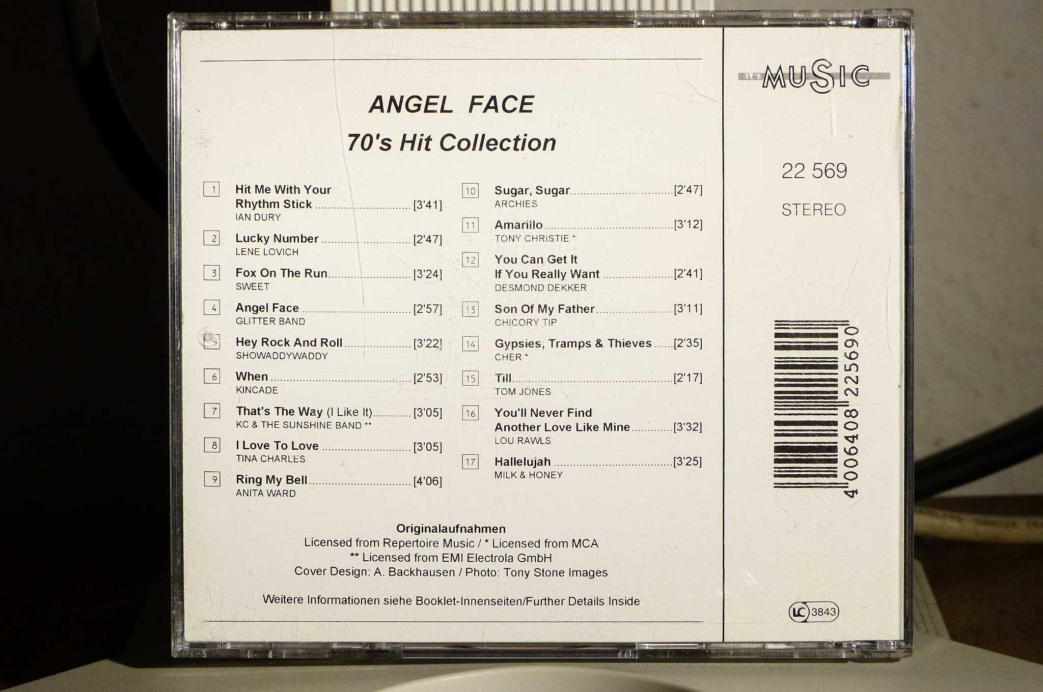 CD 70s Hit Collection Angel Face