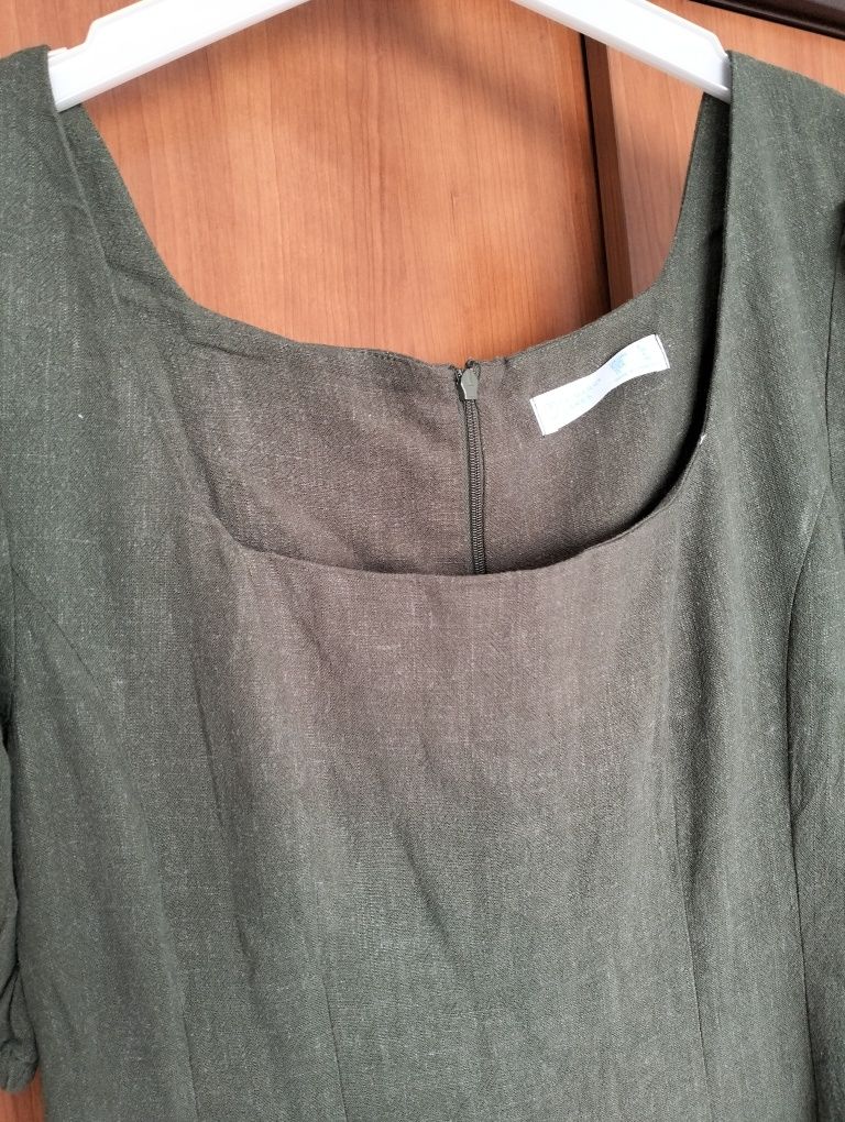 Vestido Longo Verde-musgo