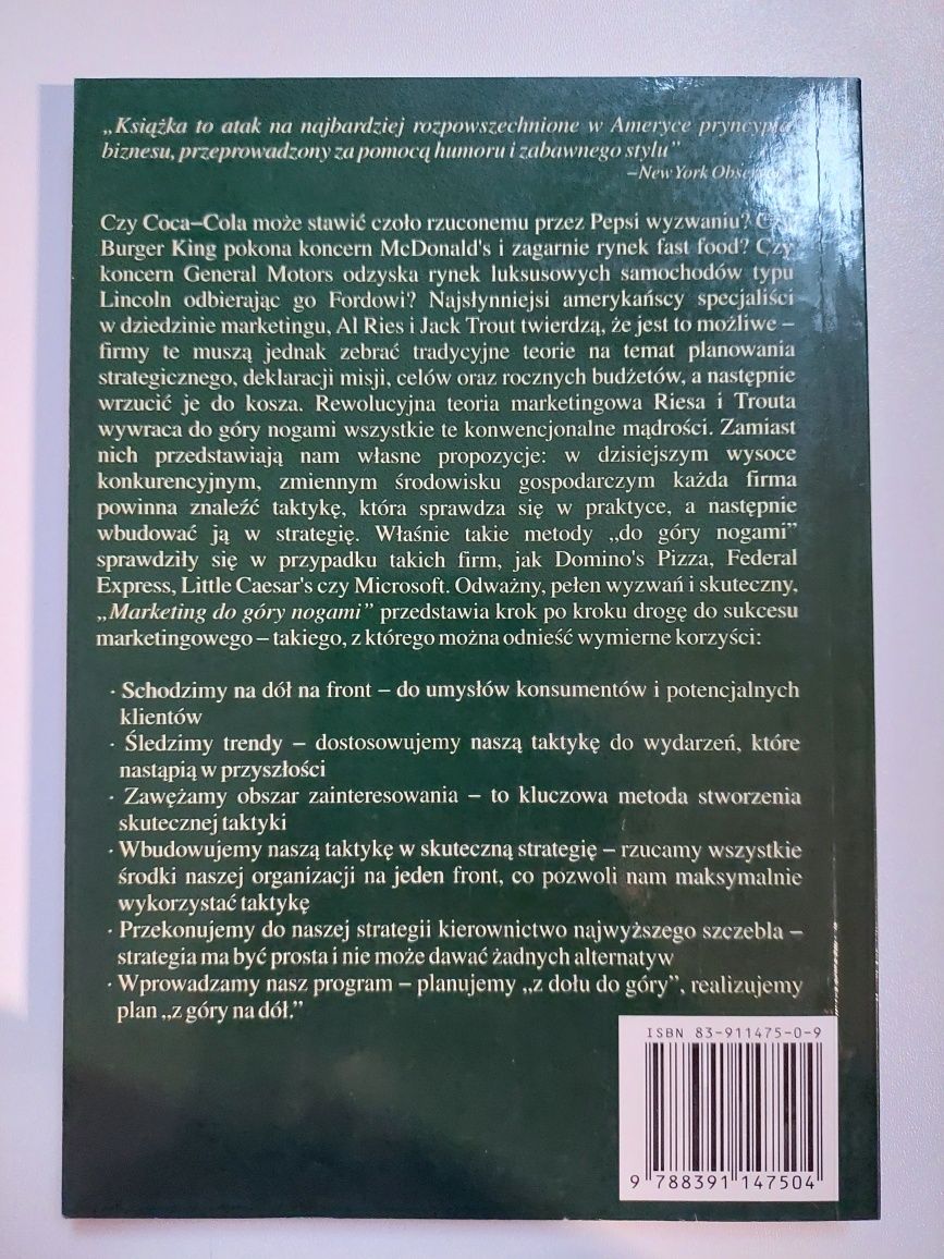 Marketing do góry nogami- Al Ries, Jack Trout