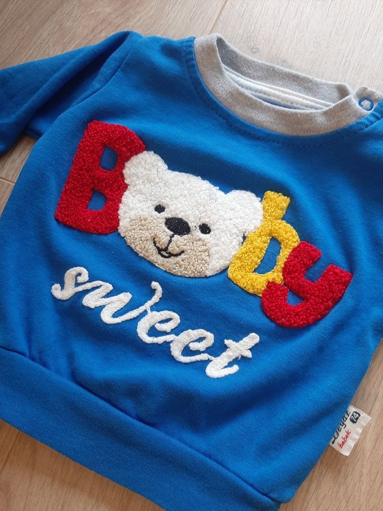 74cm Bluza słodki misiu stan idealny sweterek