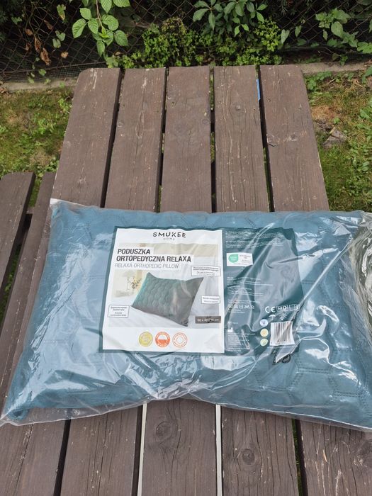 Smukee Relaxa poduszka ortopedyczna zdrowy spokojny sen 60x40 prezent